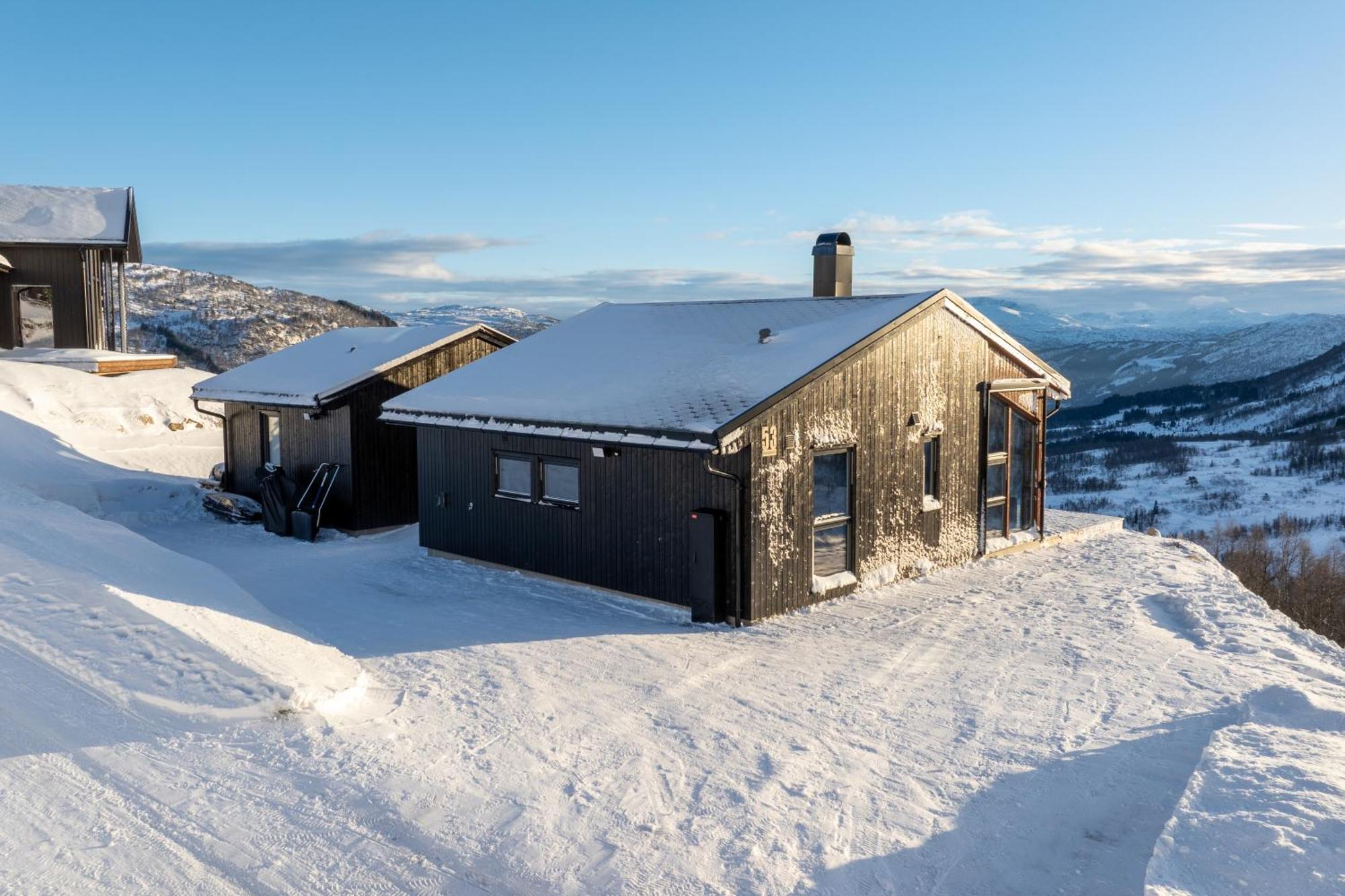 Exclusive Mountain Cabin With Spectacular Views At The Top Of Hodlekve With Possibility Of Extra Unit Согндал Экстерьер фото